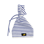 Stripe Tie Beanie